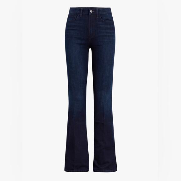 NWT Joe's Jeans Lavender High Rise Flare Jeans Dark Wash Wide Leg Size 27 $208 - Picture 2 of 11